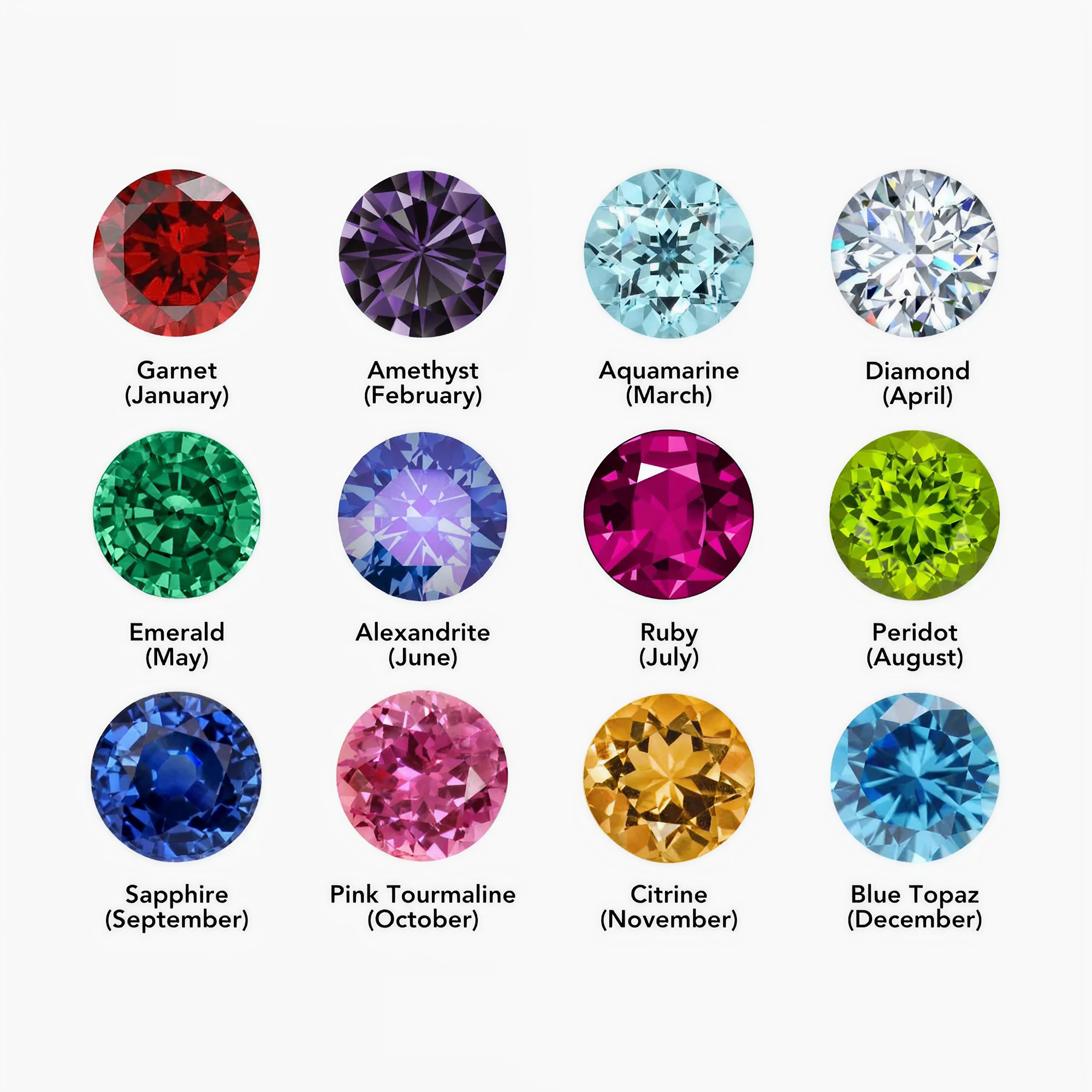 AX Paperclip Armbånd med Fødselsstein og Korsanheng